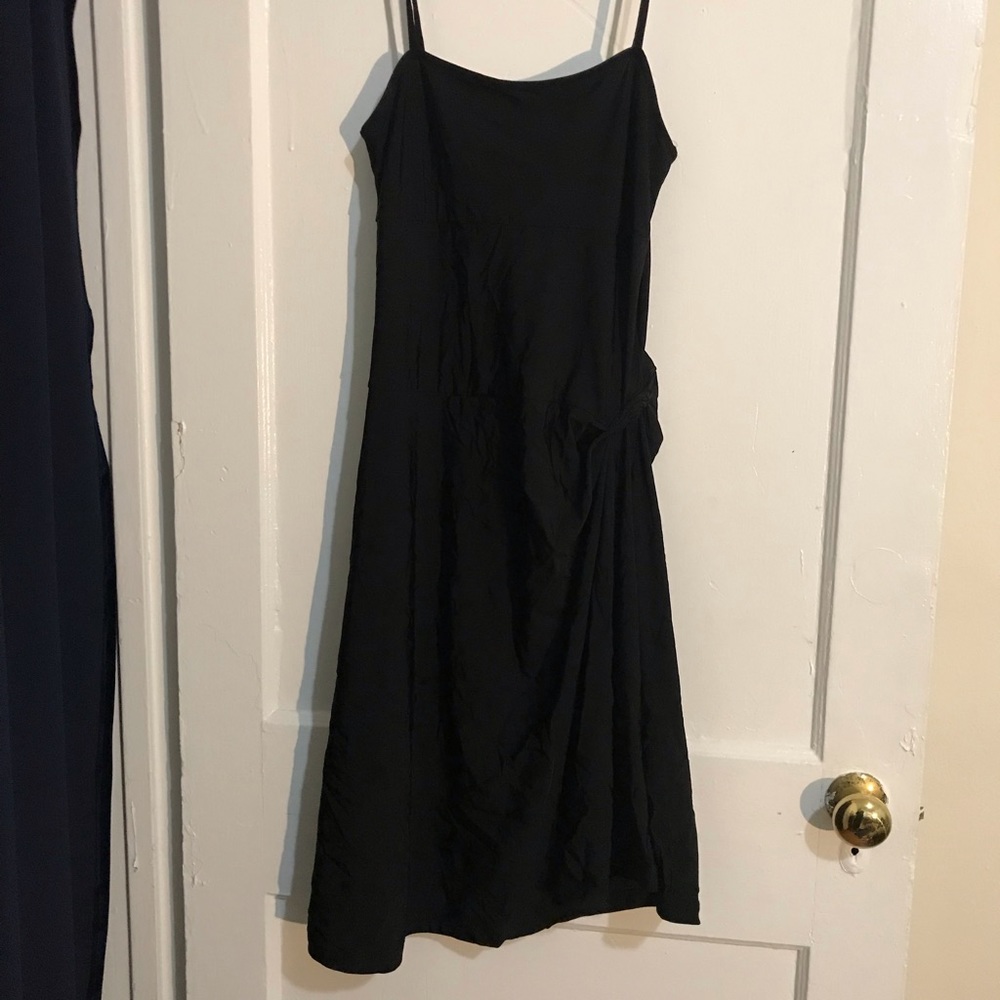 Classic Little Black Dress with side ruching